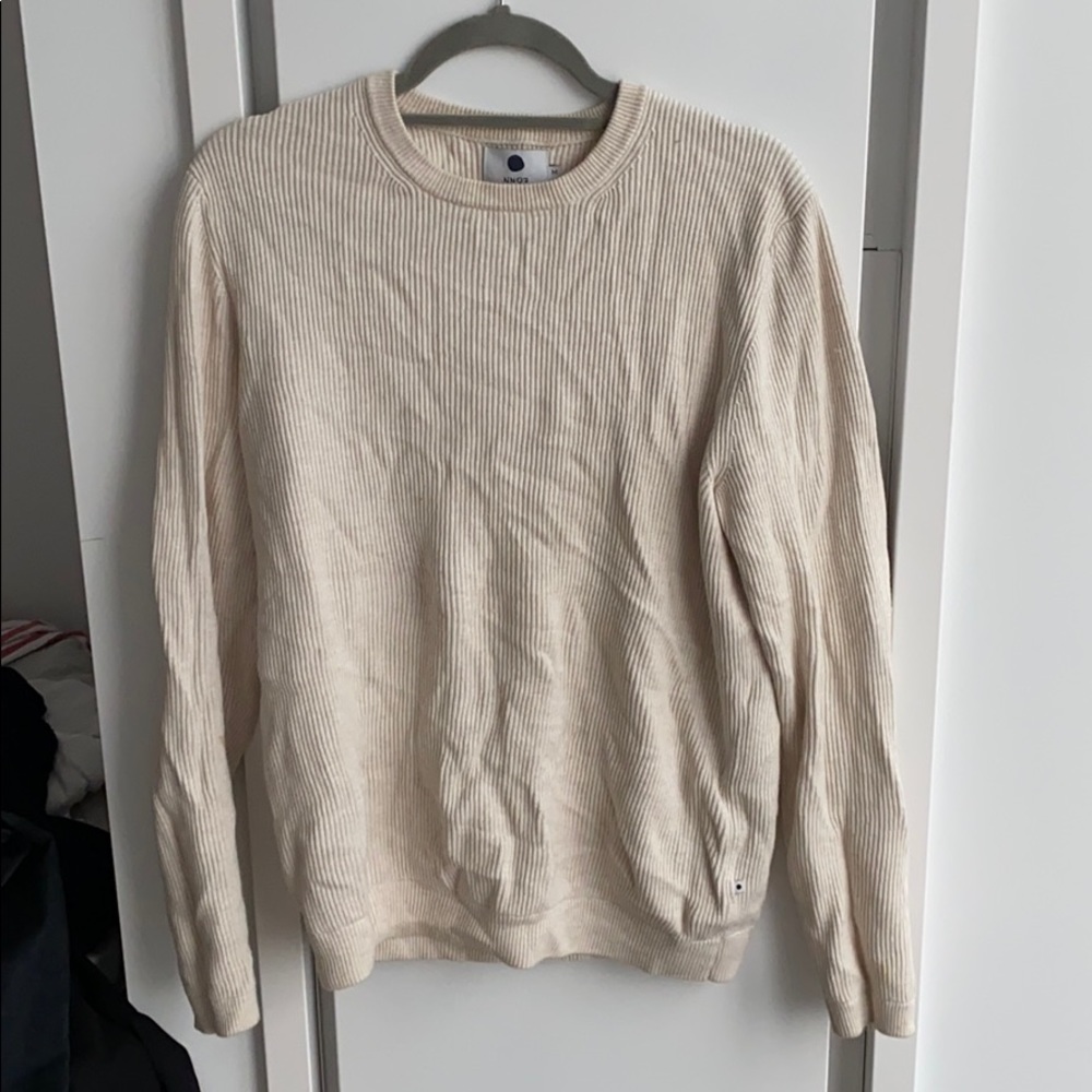 Men’s cotton jumper beige